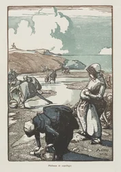 Les pêcheuses de pignons, Saint-Jean-de-Mont