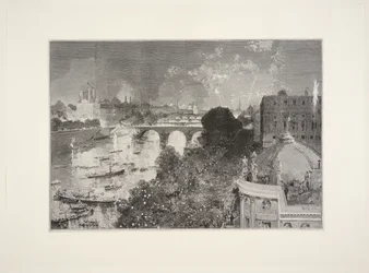 Fête nautique sur la Seine, 14 juillet