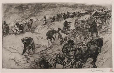 Combat contre la Neige, Quai aux Fleurs, 1890
