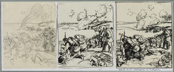 Début de la manœuvre de la Marne