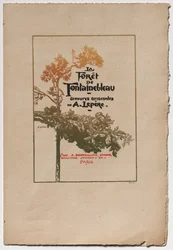Forêt de Fontainebleau : Publicité pour la Forêt de Fontainebleau, 1890