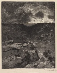 Forêt de Fontainebleau : Vallée de Franchard, 1890