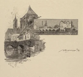Forêt de Fontainebleau: Moret, la Porte de Montereau, le Moulin à Tan