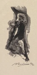 Forêt de Fontainebleau : Passe des Sept Cavernes (1890)