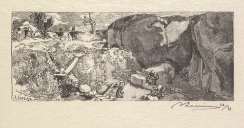 Forêt de Fontainebleau : Carrière de grès