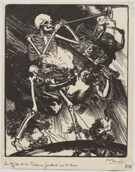 La Mort et les Passions fondant sur la Terre