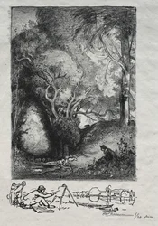La Ravine en juin, 1913
