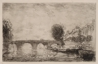 Coucher de soleil au Pont Marie, 1890