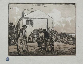 Les mendiants à la dernière maison