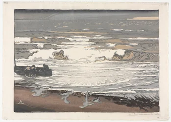 Les vagues déferlantes, marée de septembre 1901, 1901