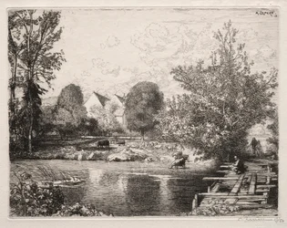 Le vieux pont, 1915