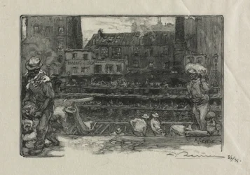 Déchargeurs de plâtre Canal St. Martin