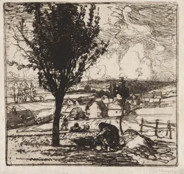 Vue de Jouy-le-Moutier, 1893