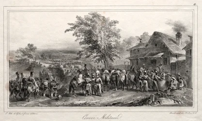 Album pour 1831 : Convoi militaire, 1831