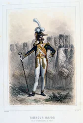 Tambour-major des Grenadiers-à-Pied, 1859