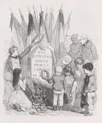 Les Tombeaux de Juillet des Œuvres complètes de Béranger, 1836