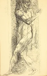 Illustration pour Les Fleurs du Mal de Charles Baudelaire, 1887-1888
