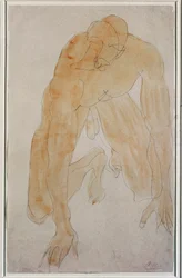 Homme agenouillé