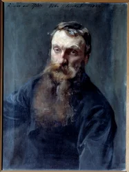 Portrait du sculpteur Auguste Rodin (1840-1917)