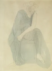 Femme assise
