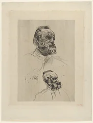 Victor Hugo vue de trois quarts, 1885
