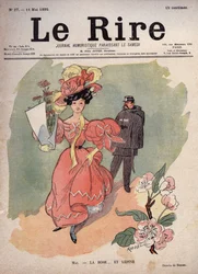Mois de mai - la rose et... Lepine (Louis Jean-Baptiste Lepine)