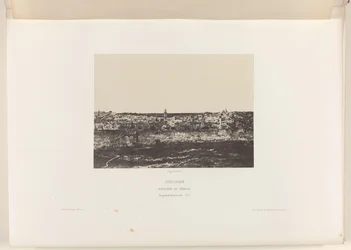 Vue de Jérusalem, avec l