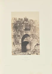 Jérusalem. Porte Saint Étienne. Vue extérieure