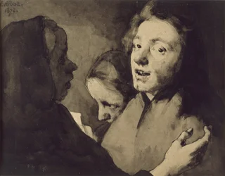 Conversation Piece: Trois têtes, 1872