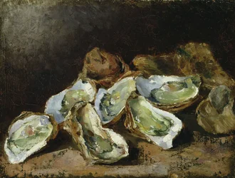 Nature morte aux huîtres (huile sur toile)