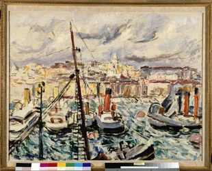 Remorqueurs dans le port de Marseille