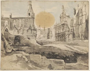 Une ville en ruines