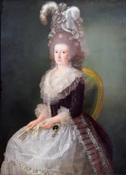 Portrait de la marquise de San Andres, vers 1785