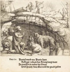 Daniel dans la fosse aux lions