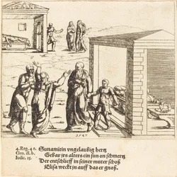 Élisée ressuscite le fils de la Sunamite, 1547
