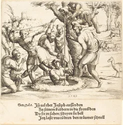 Joseph jeté dans le puits
