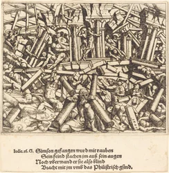 La mort de Samson, 1547