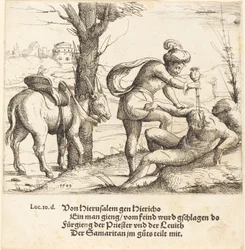 La parabole du bon Samaritain, 1549