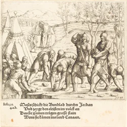 Les Douze Pierres, et les eaux du Jourdain sont divisées, 1548