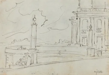 La Ripetta à Rome [verso]