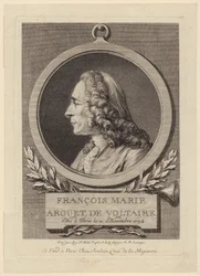 Portrait de François Marie Arouet de Voltaire