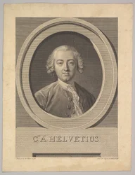 Portrait de Claude Adrien Helvétius 1715-1771, 1772