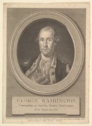 Portrait de George Washington, août 1836