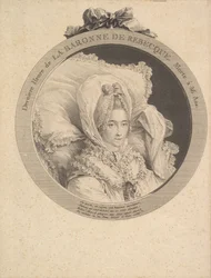 Portrait de La Baronne de Rebecque, 1780.