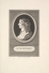 Portrait de Marie de Rabutin, Marquise de Sévigné