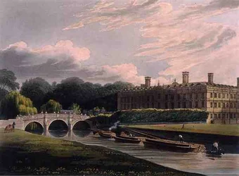 Extérieur du Clare Hall, Cambridge, de 