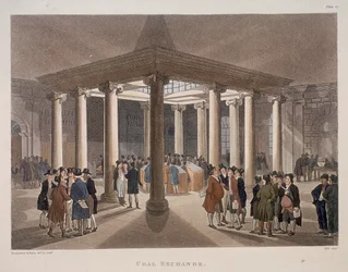Bourse du charbon, Londres, 1808