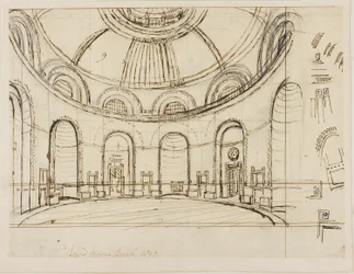Salle ronde de la banque