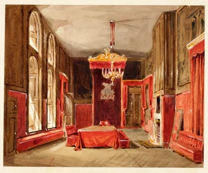 Étude pour le salon, St. James, du Microcosm of London