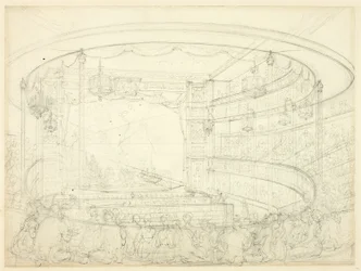Étude pour le théâtre Sadler